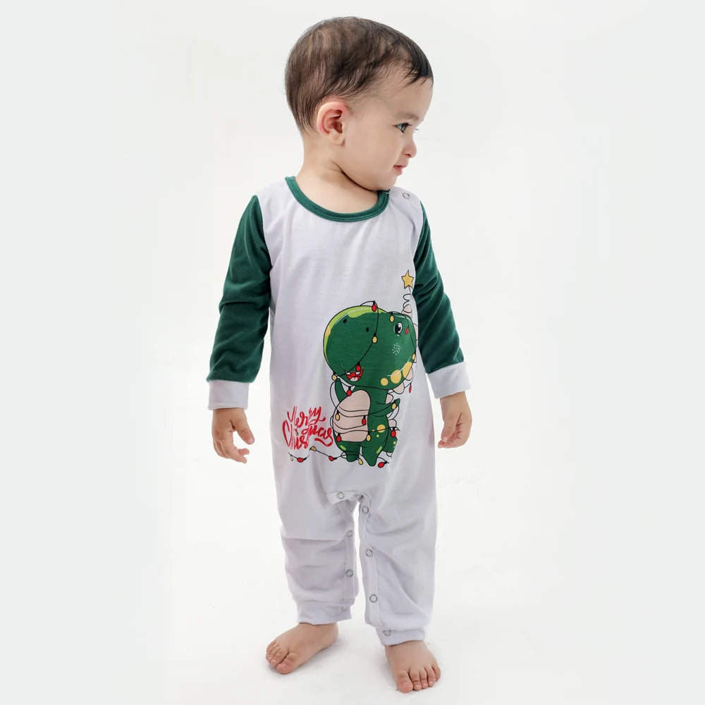 Christmas Family Matching Pajamas Set Family Look Mother Daughter Father Baby Kids Sleepwear Mommy and Me Nightwear Clothes