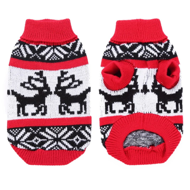 Christmas Cat Clothes Pet Cat Sweater Dog Hoodies for Small Dog Kitty Clothes Outfit Christmas Ugly Sweater Holiday Suit 30