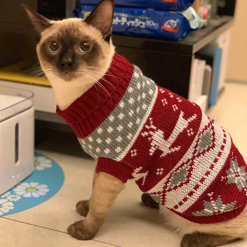 Christmas Cat Sweater - Keep Your Feline Warm and Festive This Winter