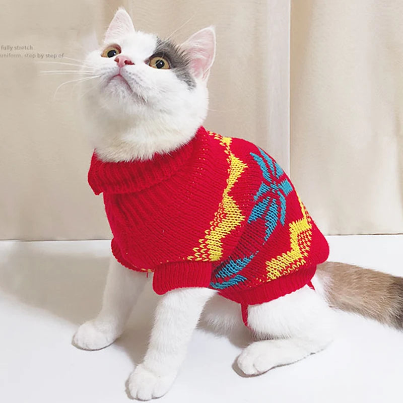 Christmas Cat Sweater - Keep Your Feline Warm and Festive This Winter