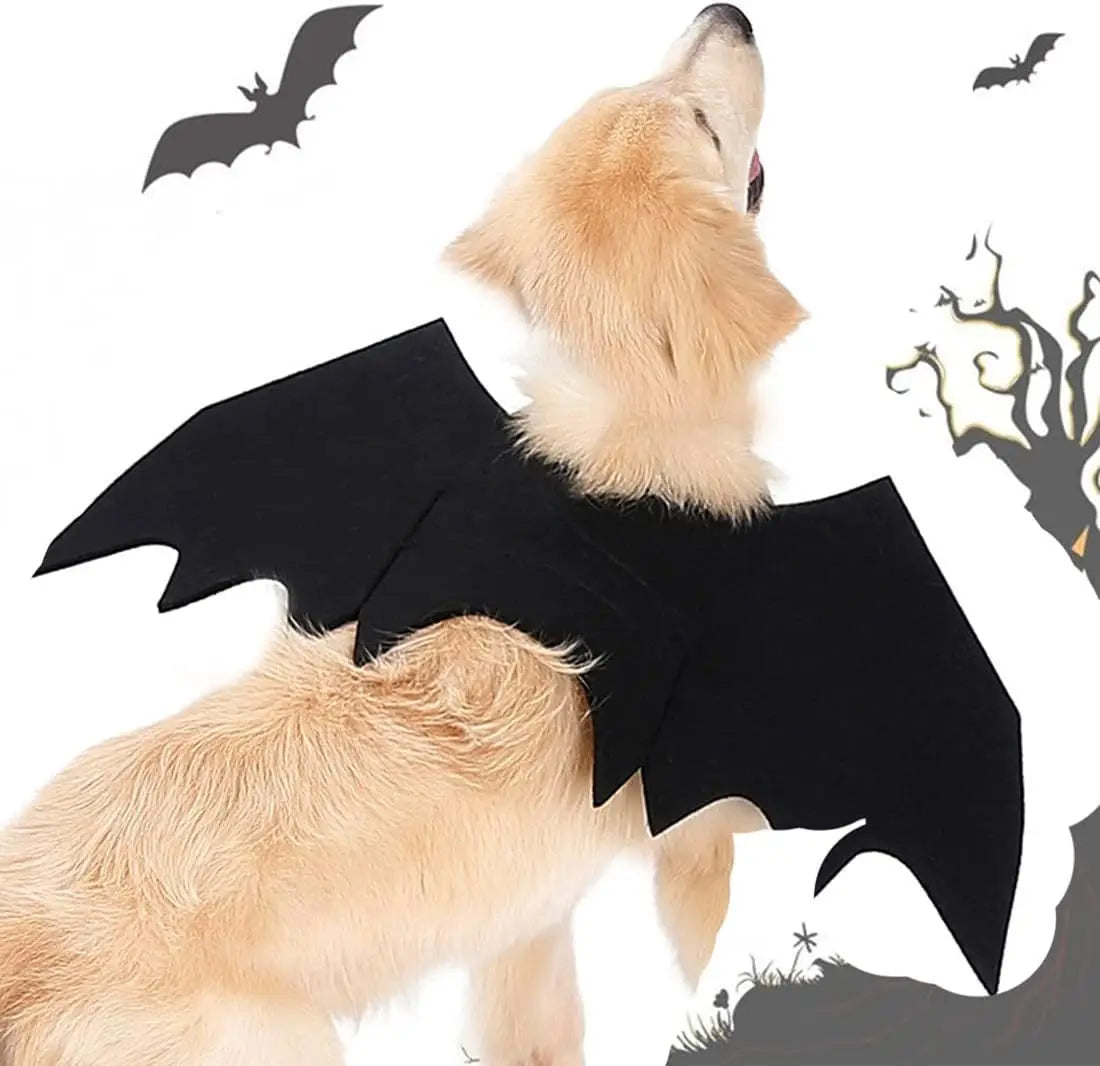 Dog Costumes Halloween Cat Clothes Pet Clothes Bat Wings Bell Style Dog Christmas Clothes  Dog Sweater for Large Dogs