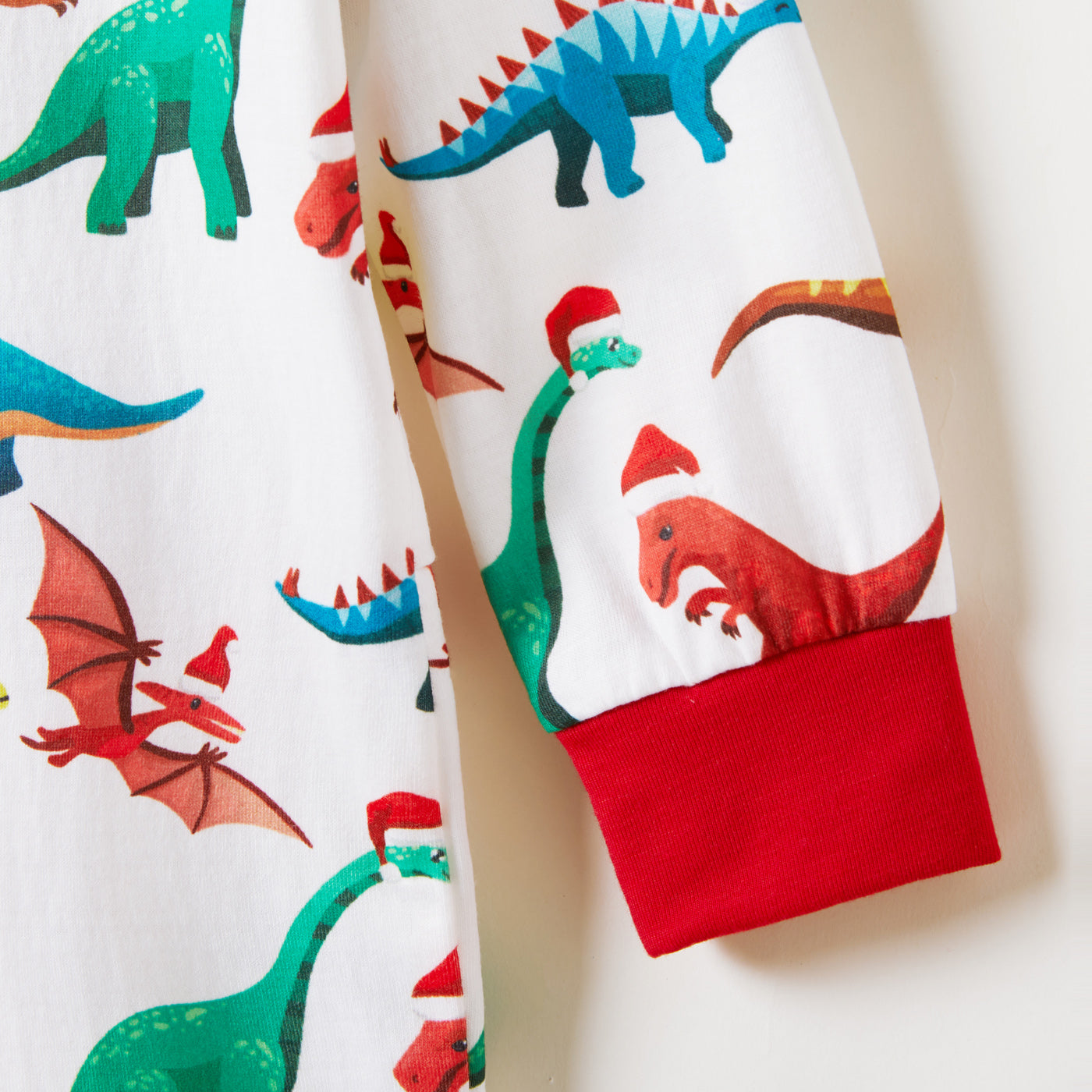 Christmas Dinosaur Print Family Matching Hooded Onesies Pajama  Cozy Sets