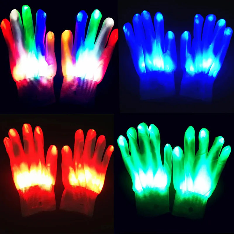 Halloween LED Purge Neon Light Up Mask with LED Gloves for Cosplay