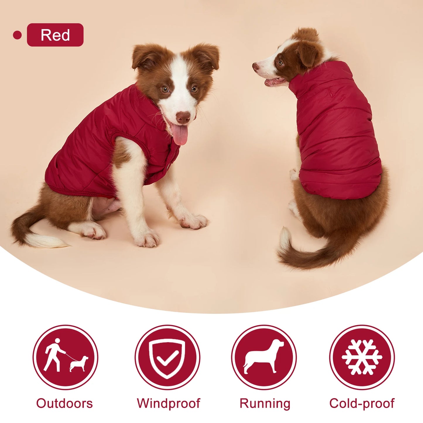 Winter Pet Coat Clothes for Dogs Winter Clothing Warm Dog Clothes for Small Dogs Christmas Big Dog Coat Winter Clothes Chihuahua