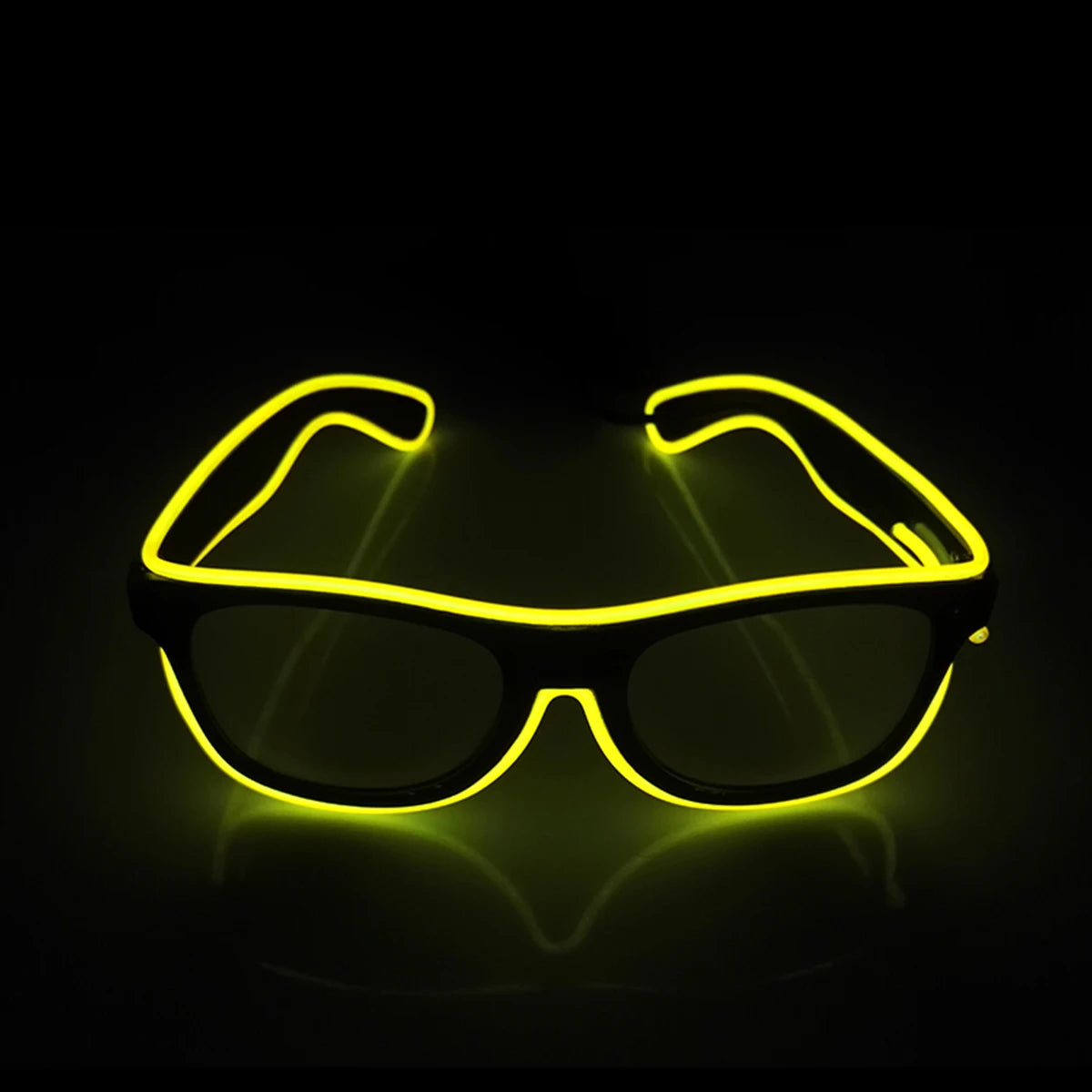 LED Light Up Glasses - Neon Luminous Goggles for Christmas, Cosplay