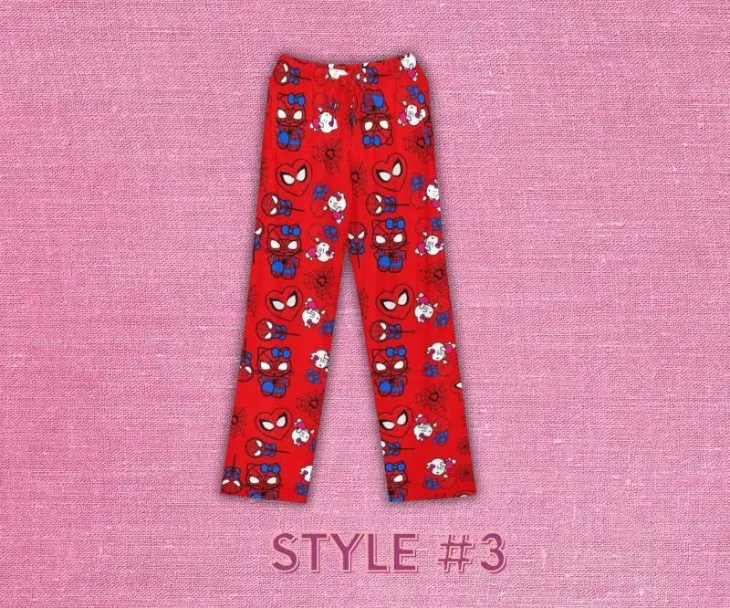 Kawaii Sanrios Hellokitty Pajama Trousers Spring Autumn Home Leisure Summer Cartoon Air Conditioning Wear Sleeping Loose Pants