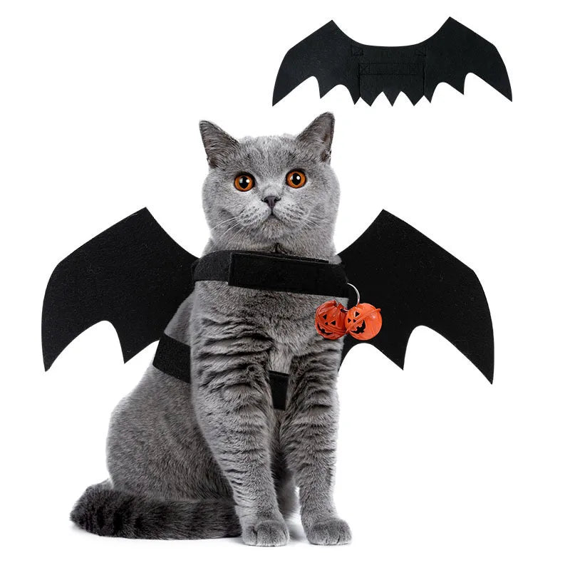 Dog Costumes Halloween Cat Clothes Pet Clothes Bat Wings Bell Style Dog Christmas Clothes  Dog Sweater for Large Dogs