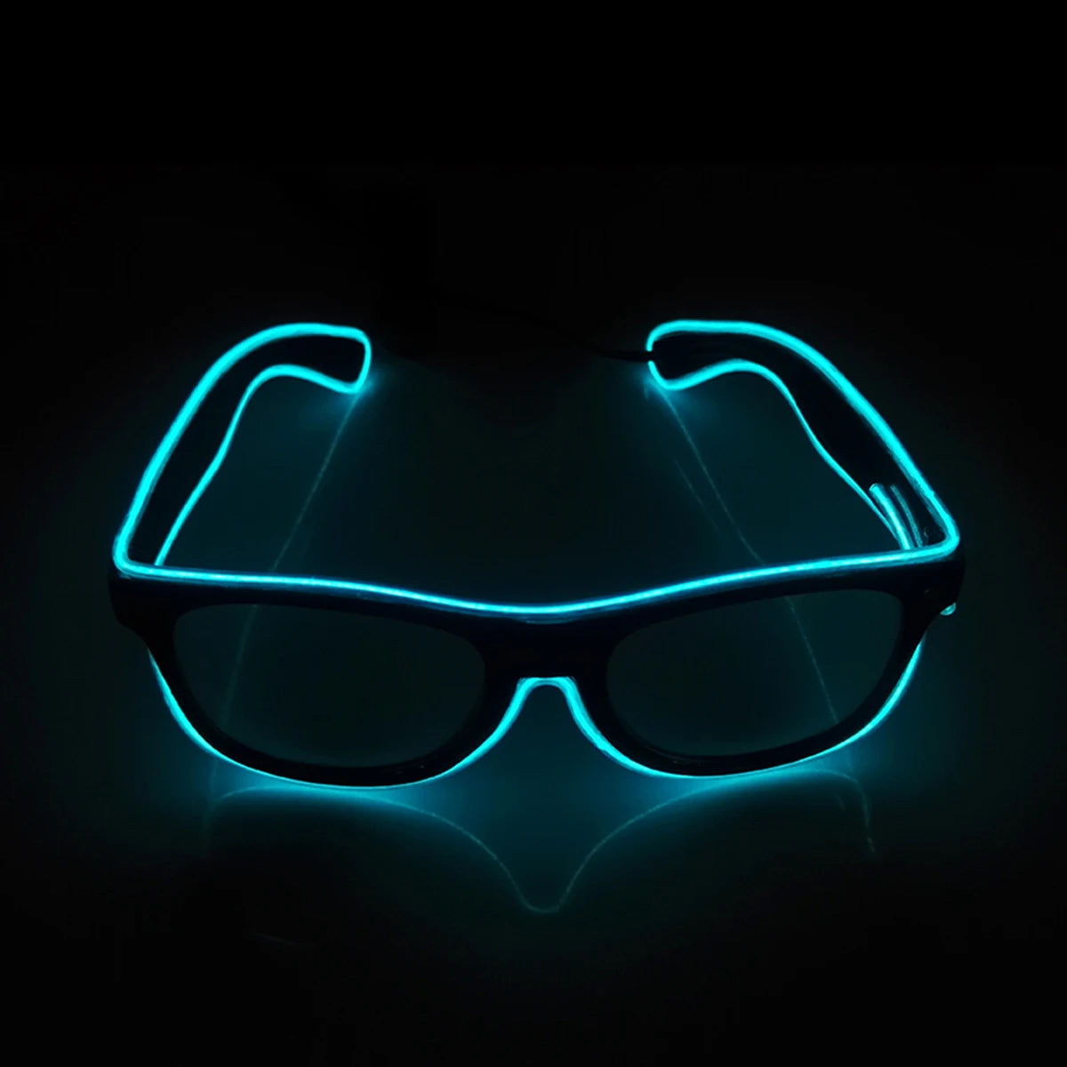 LED Light Up Glasses - Neon Luminous Goggles for Christmas, Cosplay