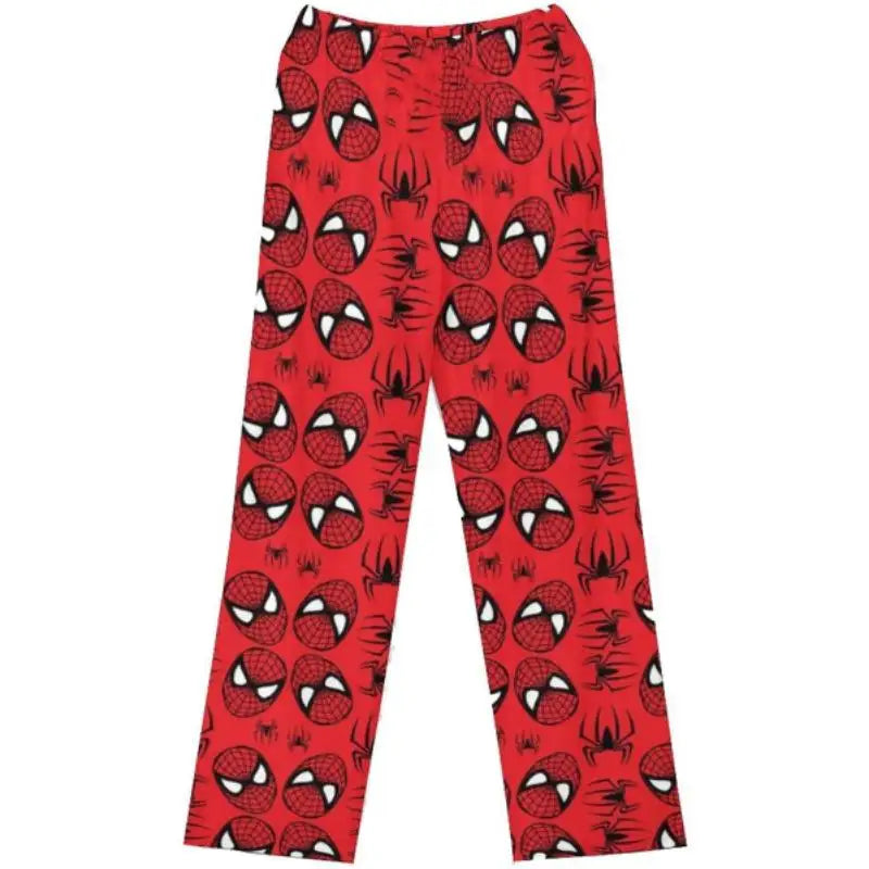 Kawaii Sanrios Hellokitty Pajama Trousers Spring Autumn Home Leisure Summer Cartoon Air Conditioning Wear Sleeping Loose Pants