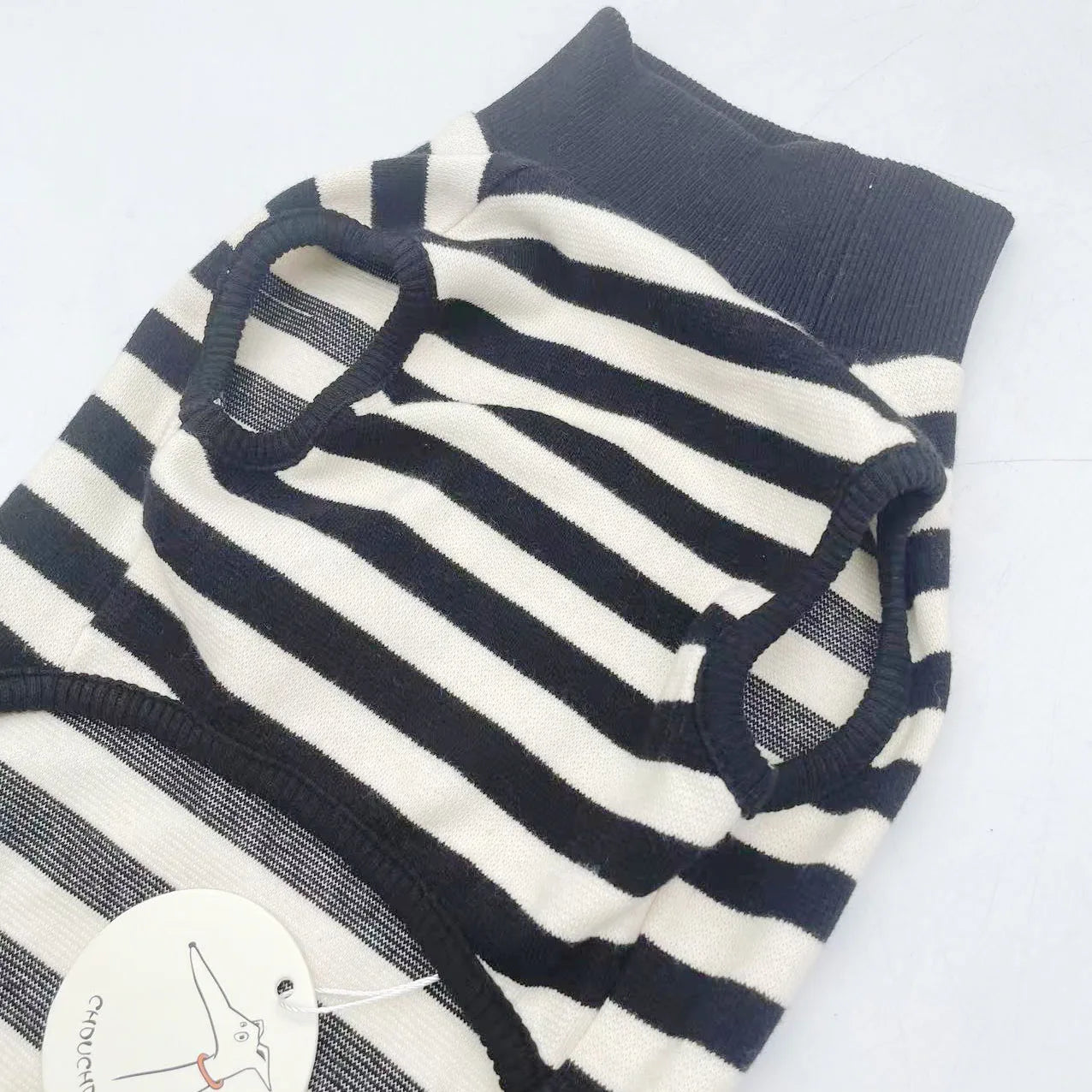 Italian Greyhound Dress Striped Stretch Summer Vest Black Whippet Dress