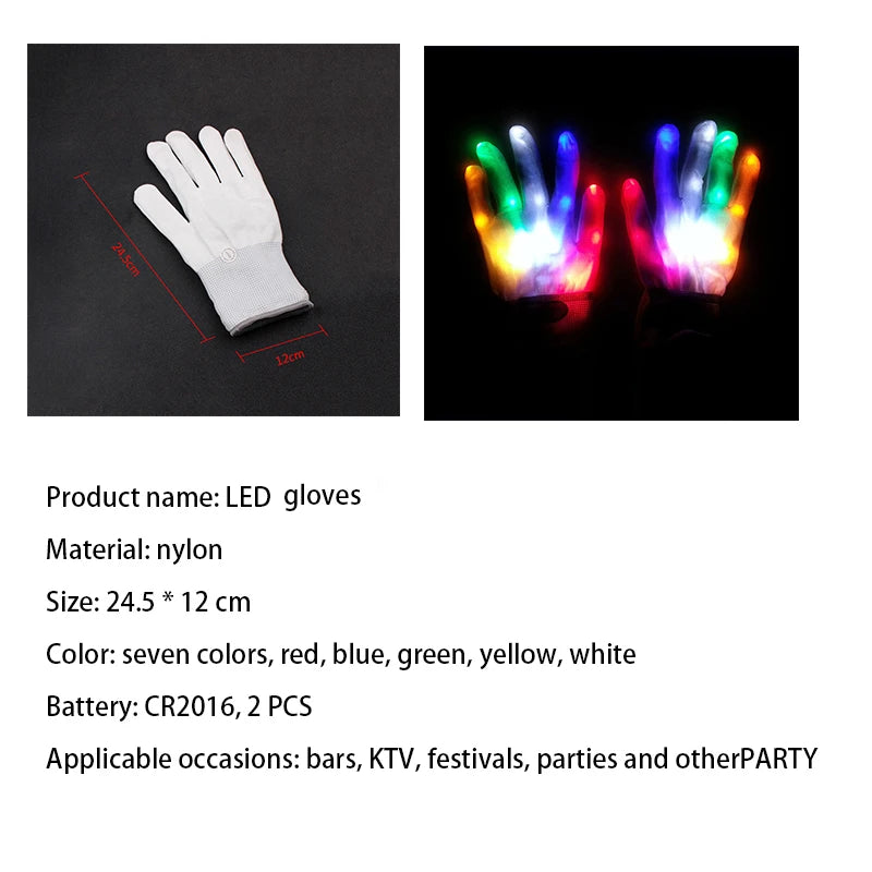 Halloween LED Purge Neon Light Up Mask with LED Gloves for Cosplay