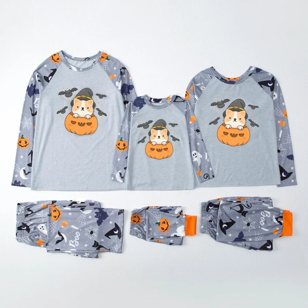 Parent-Child Halloween  Pajamas Set, Adult Kids Family Matching Costumes