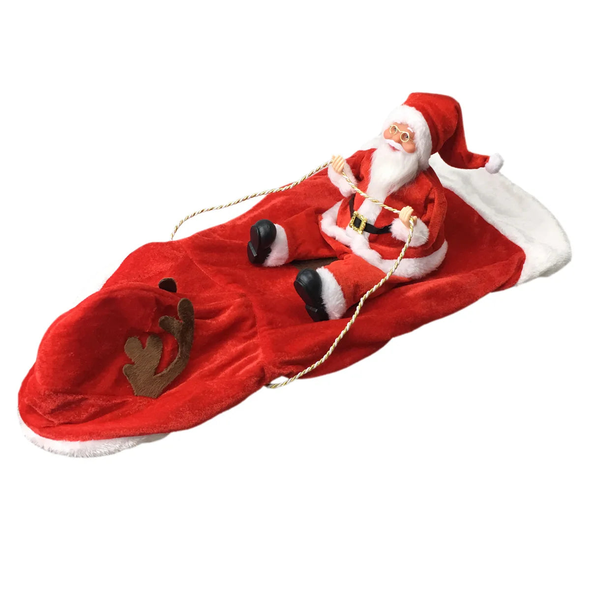 Creative Christmas Dog Costume Funny Christmas Santa Claus Riding on Dog Pet Cat Holiday Outfit Clothes Dressing Xmas