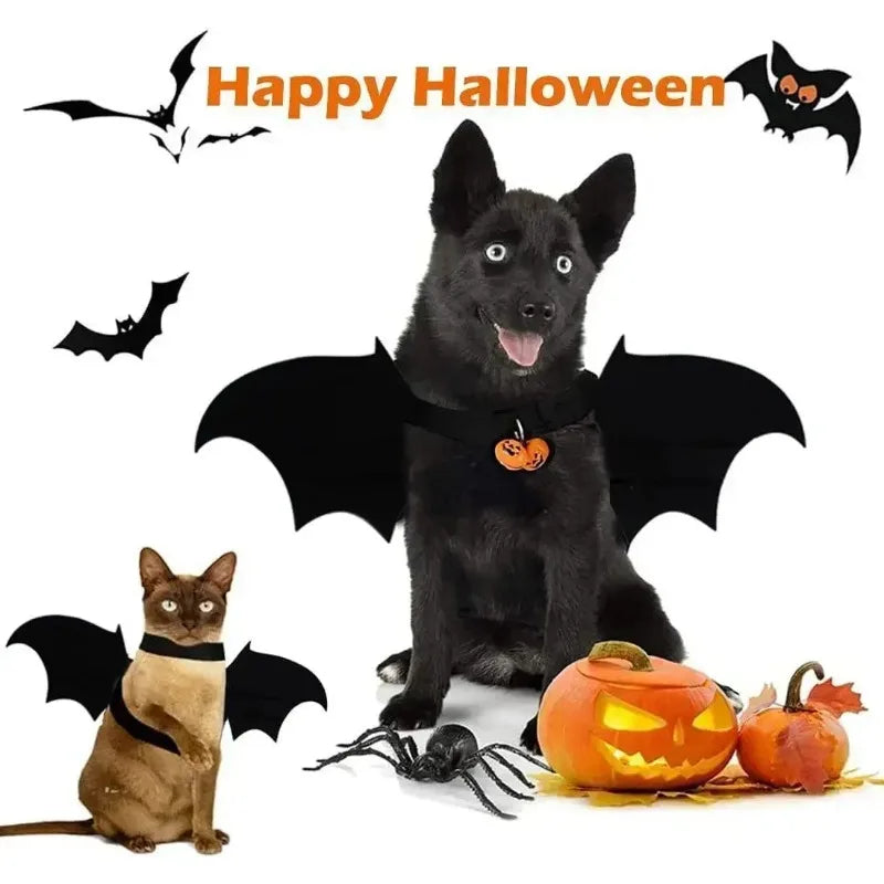 Dog Costumes Halloween Cat Clothes Pet Clothes Bat Wings Bell Style Dog Christmas Clothes  Dog Sweater for Large Dogs