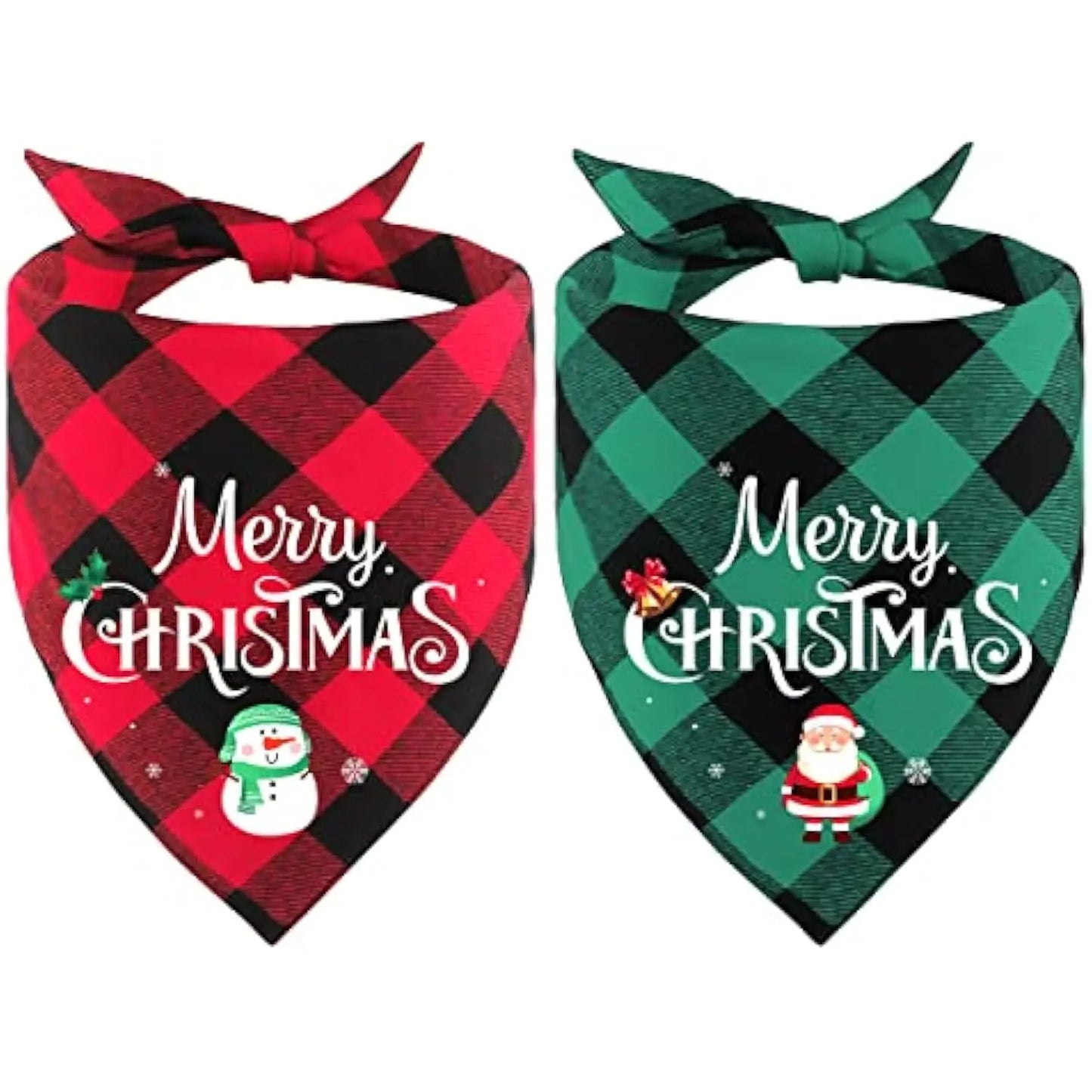 Dog triangle towel Christmas Bandanas Classic Xmas Thanksgiving Pet Scarf Bibs Kerchief Holiday Birthday Decoration for Dog Cat