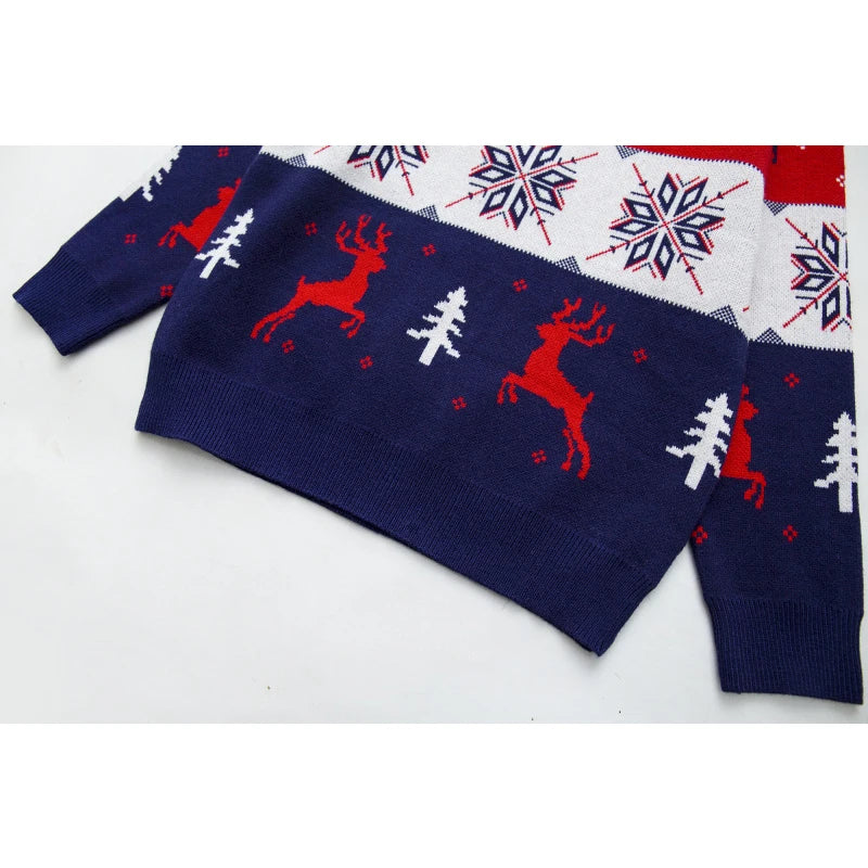 2023 Christmas Boys Girls Sweater Winter Autumn Children Clothing Baby Girl Knitwear Pullover Knitted Sweater Kids Party Sweater