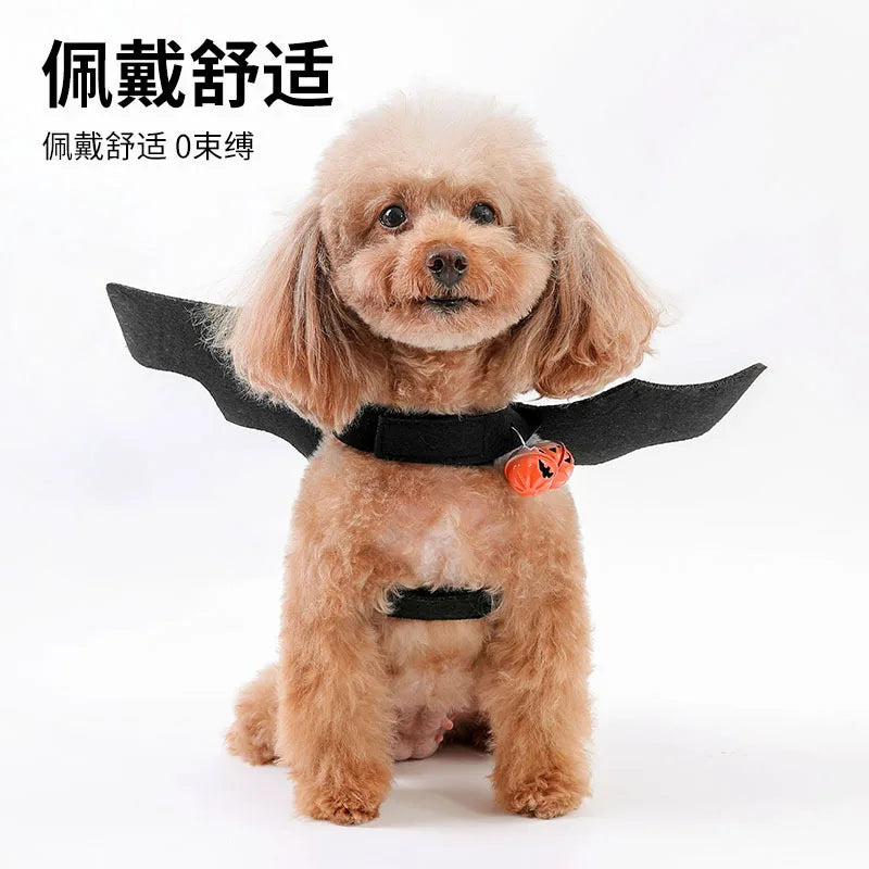 Dog Costumes Halloween Cat Clothes Pet Clothes Bat Wings Bell Style Dog Christmas Clothes  Dog Sweater for Large Dogs