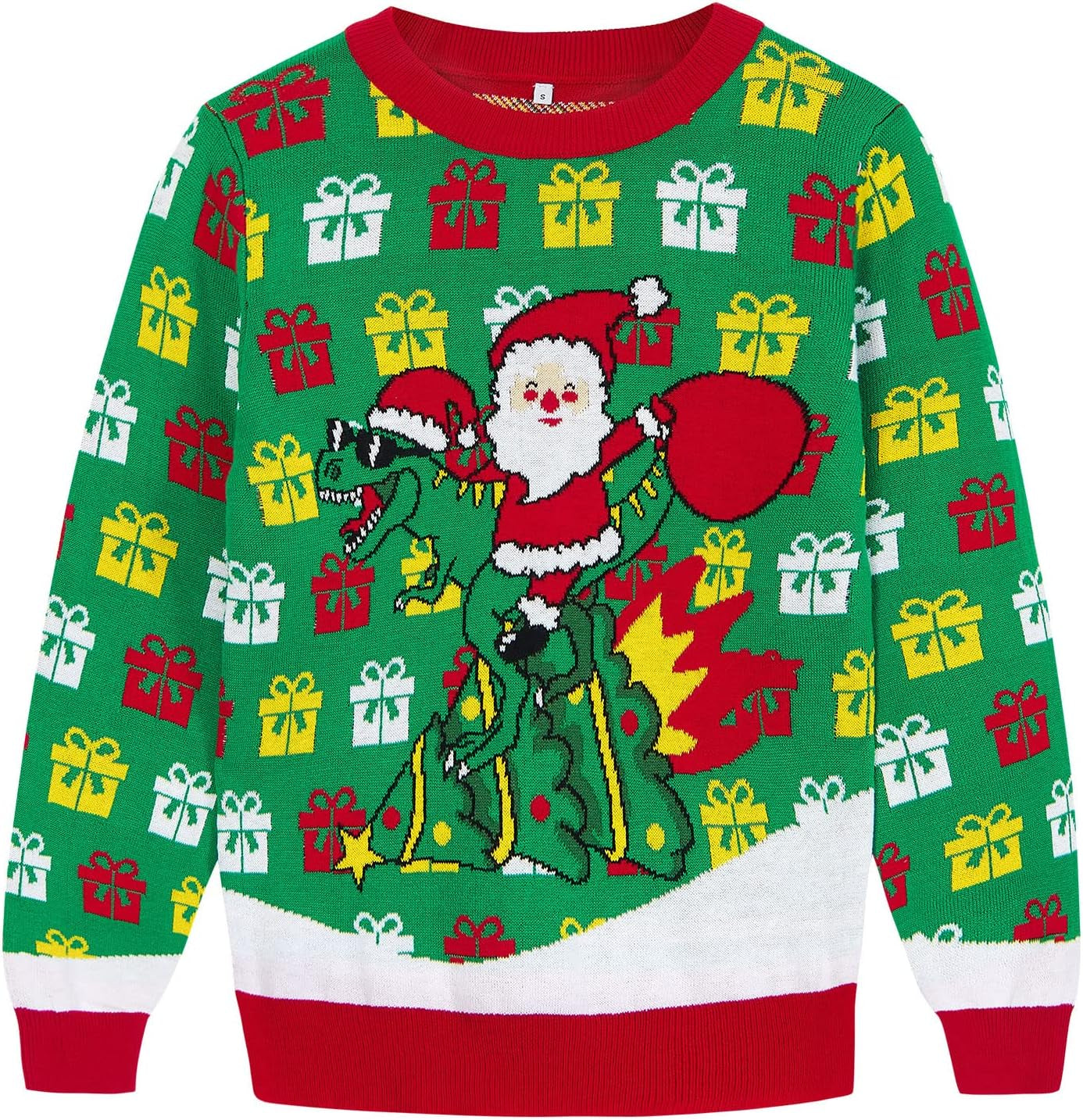 Kids Ugly Christmas Sweater Boys Girls Xmas Holiday Party Pullover Tops 3-12 Years