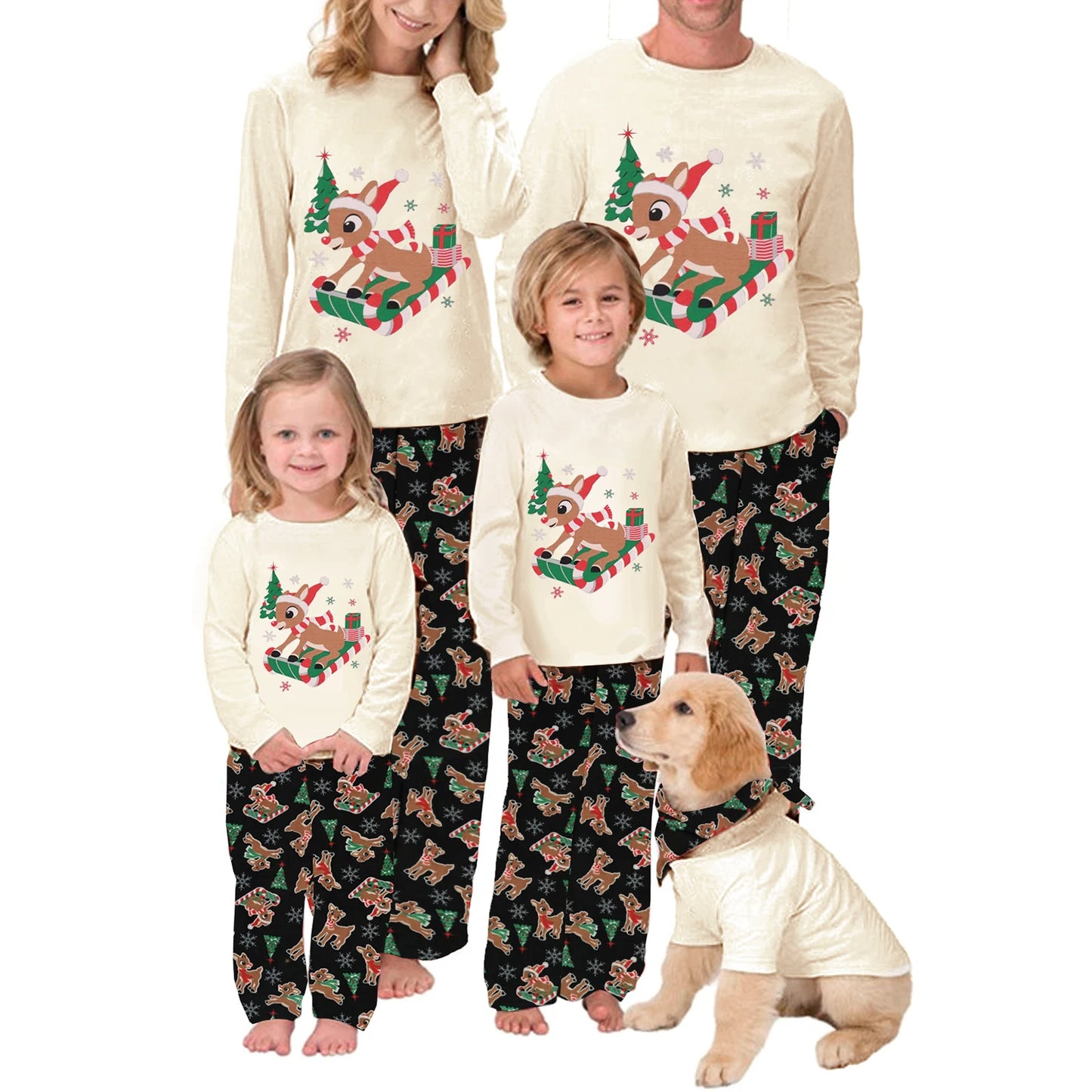 Family Matching Christmas Pajama Set – Cozy Holiday Sleepwear for Adults, Kids & Pets