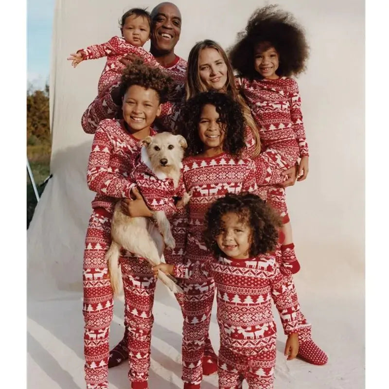 A family winter clothing set featuring matching scarves, hats, and gloves in stylish colors, designed to keep families warm and coordinated during the cold season.