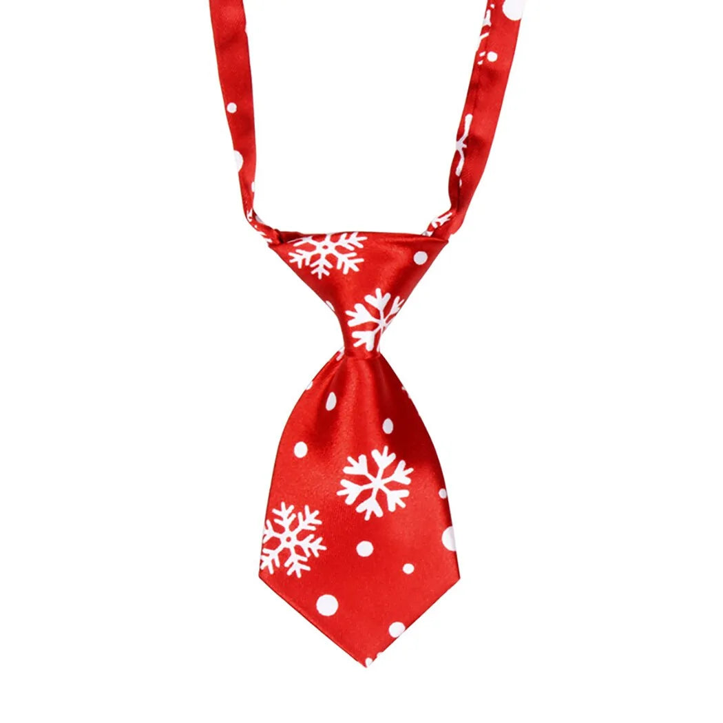 Festive Pet Christmas Ties – Adjustable, Stylish Holiday Accessories for Dogs & Cats